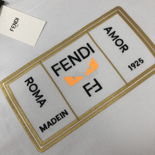 Cheap Fendi T-Shirts Short Sleeved For Unisex #1229851 Replica Wholesale [$39.00 USD] [ITEM#1229851] on Replica Fendi T-Shirts