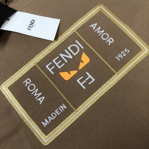 Cheap Fendi T-Shirts Short Sleeved For Unisex #1229852 Replica Wholesale [$39.00 USD] [ITEM#1229852] on Replica Fendi T-Shirts