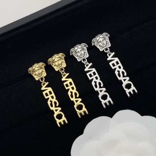 Cheap Versace Earrings For Women #1229917 Replica Wholesale [$27.00 USD] [ITEM#1229917] on Replica Versace Earrings