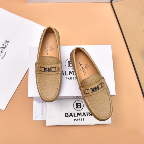 Cheap Balmain Leather Shoes For Men #1230269 Replica Wholesale [$80.00 USD] [ITEM#1230269] on Replica Balmain Leather Shoes