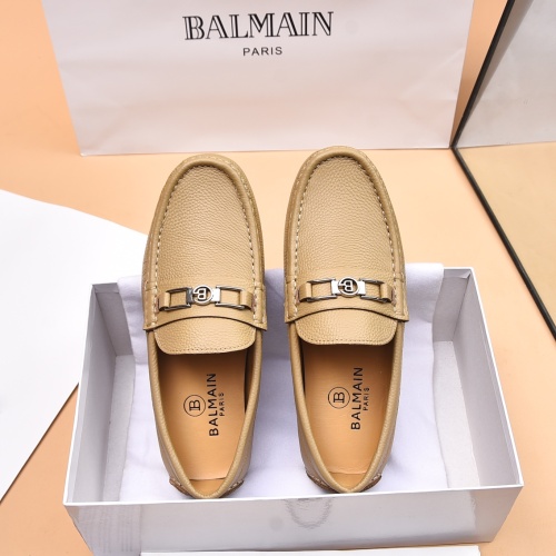 Cheap Balmain Leather Shoes For Men #1230269 Replica Wholesale [$80.00 USD] [ITEM#1230269] on Replica Balmain Leather Shoes