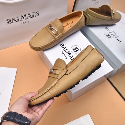 Cheap Balmain Leather Shoes For Men #1230269 Replica Wholesale [$80.00 USD] [ITEM#1230269] on Replica Balmain Leather Shoes