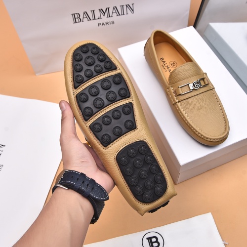 Cheap Balmain Leather Shoes For Men #1230269 Replica Wholesale [$80.00 USD] [ITEM#1230269] on Replica Balmain Leather Shoes