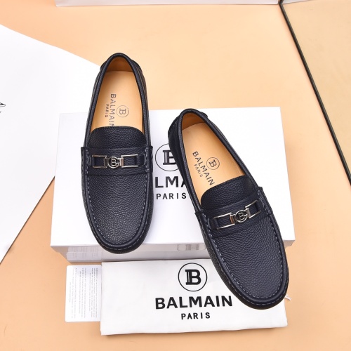 Cheap Balmain Leather Shoes For Men #1230271 Replica Wholesale [$80.00 USD] [ITEM#1230271] on Replica Balmain Leather Shoes