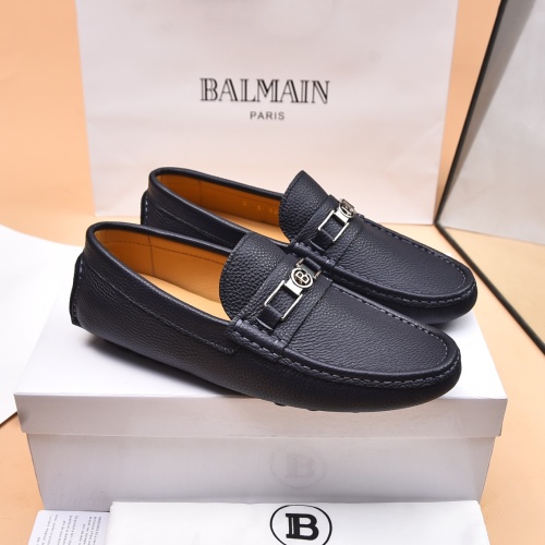 Cheap Balmain Leather Shoes For Men #1230271 Replica Wholesale [$80.00 USD] [ITEM#1230271] on Replica Balmain Leather Shoes