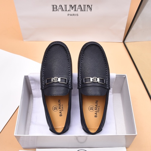 Cheap Balmain Leather Shoes For Men #1230271 Replica Wholesale [$80.00 USD] [ITEM#1230271] on Replica Balmain Leather Shoes