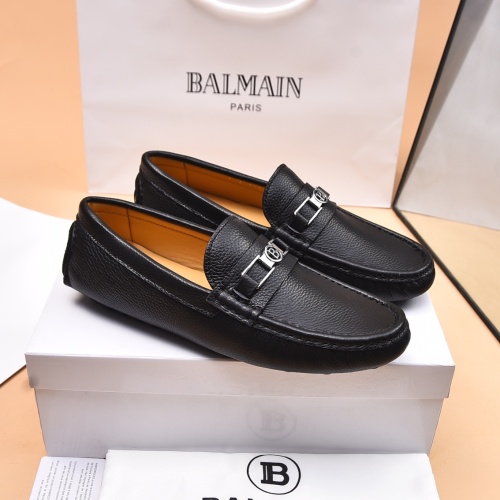 Cheap Balmain Leather Shoes For Men #1230272 Replica Wholesale [$80.00 USD] [ITEM#1230272] on Replica Balmain Leather Shoes