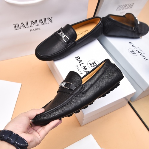 Cheap Balmain Leather Shoes For Men #1230272 Replica Wholesale [$80.00 USD] [ITEM#1230272] on Replica Balmain Leather Shoes