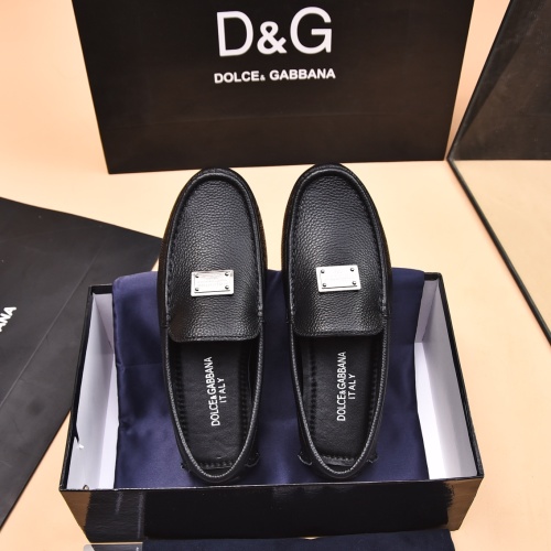 Cheap Dolce &amp; Gabbana D&amp;G Leather Shoes For Men #1230282 Replica Wholesale [$80.00 USD] [ITEM#1230282] on Replica Dolce &amp; Gabbana D&amp;G Leather Shoes