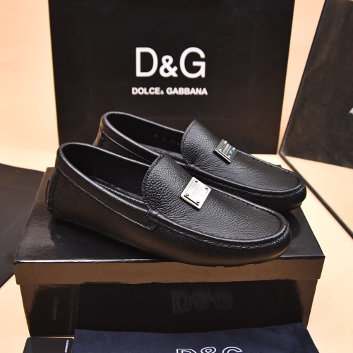 Cheap Dolce &amp; Gabbana D&amp;G Leather Shoes For Men #1230282 Replica Wholesale [$80.00 USD] [ITEM#1230282] on Replica Dolce &amp; Gabbana D&amp;G Leather Shoes