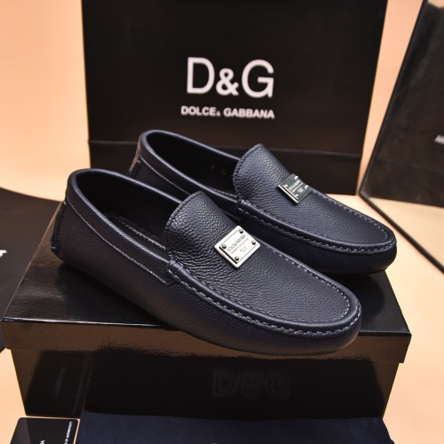 Cheap Dolce &amp; Gabbana D&amp;G Leather Shoes For Men #1230284 Replica Wholesale [$80.00 USD] [ITEM#1230284] on Replica Dolce &amp; Gabbana D&amp;G Leather Shoes