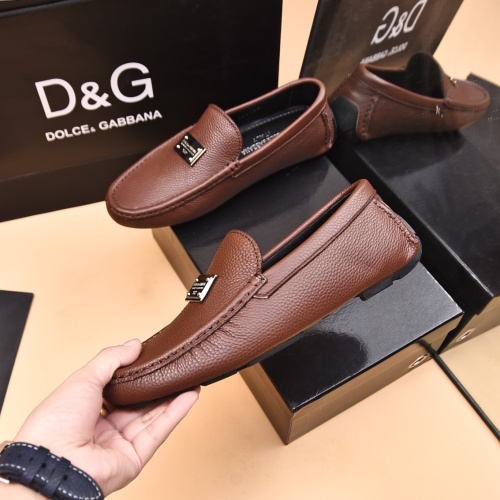 Cheap Dolce &amp; Gabbana D&amp;G Leather Shoes For Men #1230286 Replica Wholesale [$80.00 USD] [ITEM#1230286] on Replica Dolce &amp; Gabbana D&amp;G Leather Shoes