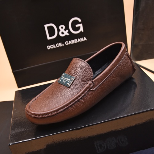 Cheap Dolce &amp; Gabbana D&amp;G Leather Shoes For Men #1230286 Replica Wholesale [$80.00 USD] [ITEM#1230286] on Replica Dolce &amp; Gabbana D&amp;G Leather Shoes