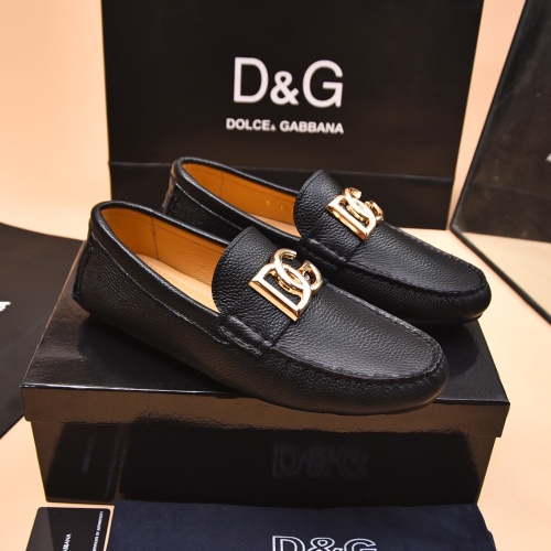 Cheap Dolce &amp; Gabbana D&amp;G Leather Shoes For Men #1230291 Replica Wholesale [$80.00 USD] [ITEM#1230291] on Replica Dolce &amp; Gabbana D&amp;G Leather Shoes