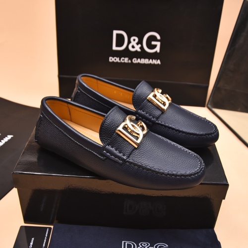 Cheap Dolce &amp; Gabbana D&amp;G Leather Shoes For Men #1230292 Replica Wholesale [$80.00 USD] [ITEM#1230292] on Replica Dolce &amp; Gabbana D&amp;G Leather Shoes