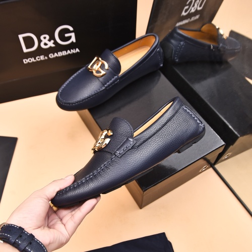 Cheap Dolce &amp; Gabbana D&amp;G Leather Shoes For Men #1230292 Replica Wholesale [$80.00 USD] [ITEM#1230292] on Replica Dolce &amp; Gabbana D&amp;G Leather Shoes