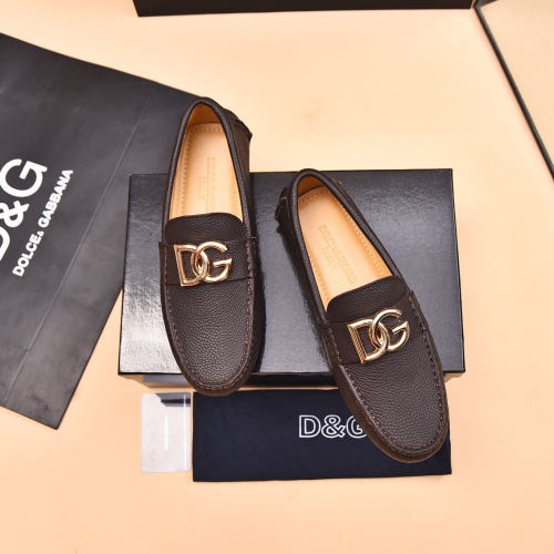 Cheap Dolce &amp; Gabbana D&amp;G Leather Shoes For Men #1230293 Replica Wholesale [$80.00 USD] [ITEM#1230293] on Replica Dolce &amp; Gabbana D&amp;G Leather Shoes