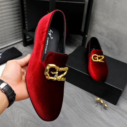 Cheap Giuseppe Zanotti GZ Leather Shoes For Men #1230309 Replica Wholesale [$76.00 USD] [ITEM#1230309] on Replica Giuseppe Zanotti GZ Leather Shoes