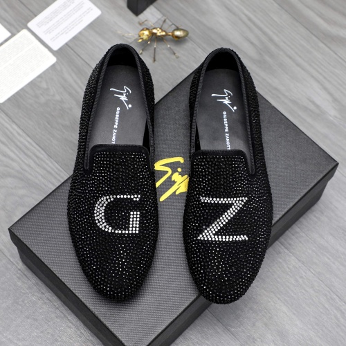 Cheap Giuseppe Zanotti GZ Leather Shoes For Men #1230311 Replica Wholesale [$76.00 USD] [ITEM#1230311] on Replica Giuseppe Zanotti GZ Leather Shoes