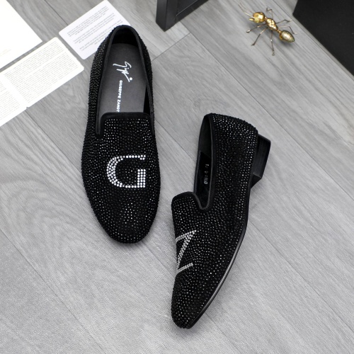 Cheap Giuseppe Zanotti GZ Leather Shoes For Men #1230311 Replica Wholesale [$76.00 USD] [ITEM#1230311] on Replica Giuseppe Zanotti GZ Leather Shoes