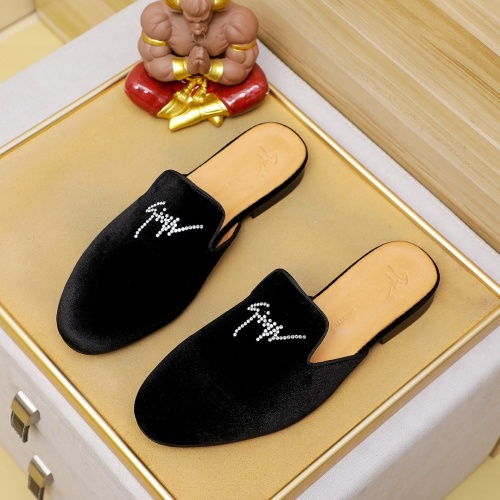 Cheap Giuseppe Zanotti GZ Slippers For Men #1230314 Replica Wholesale [$76.00 USD] [ITEM#1230314] on Replica Giuseppe Zanotti GZ Slippers