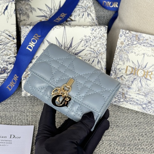 Cheap Christian Dior AAA Wallets For Women #1230319 Replica Wholesale [$85.00 USD] [ITEM#1230319] on Replica Christian Dior AAA Wallets