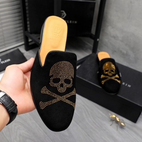 Cheap Philipp Plein PP Slippers For Men #1230348 Replica Wholesale [$72.00 USD] [ITEM#1230348] on Replica Philipp Plein PP Slippers