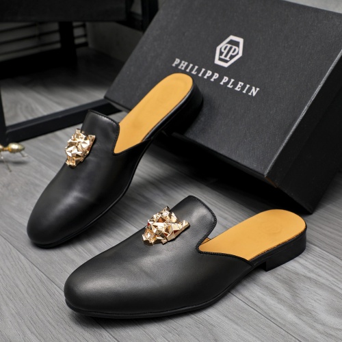 Cheap Philipp Plein PP Slippers For Men #1230350 Replica Wholesale [$72.00 USD] [ITEM#1230350] on Replica Philipp Plein PP Slippers