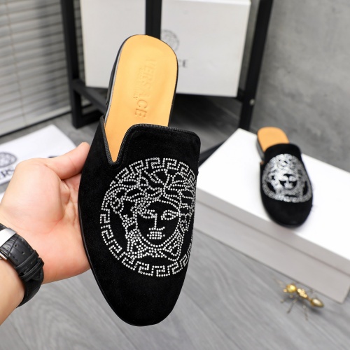 Cheap Versace Slippers For Men #1230351 Replica Wholesale [$72.00 USD] [ITEM#1230351] on Replica Versace Slippers