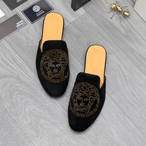 Cheap Versace Slippers For Men #1230352 Replica Wholesale [$72.00 USD] [ITEM#1230352] on Replica Versace Slippers