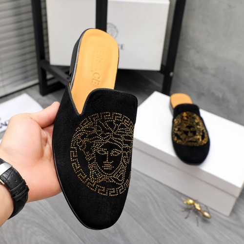 Cheap Versace Slippers For Men #1230352 Replica Wholesale [$72.00 USD] [ITEM#1230352] on Replica Versace Slippers