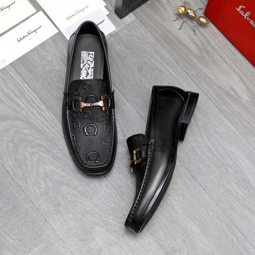 Cheap Salvatore Ferragamo Leather Shoes For Men #1230369 Replica Wholesale [$82.00 USD] [ITEM#1230369] on Replica Salvatore Ferragamo Leather Shoes