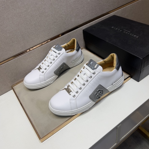 Cheap Philipp Plein PP Casual Shoes For Men #1230392 Replica Wholesale [$88.00 USD] [ITEM#1230392] on Replica Philipp Plein PP Casual Shoes