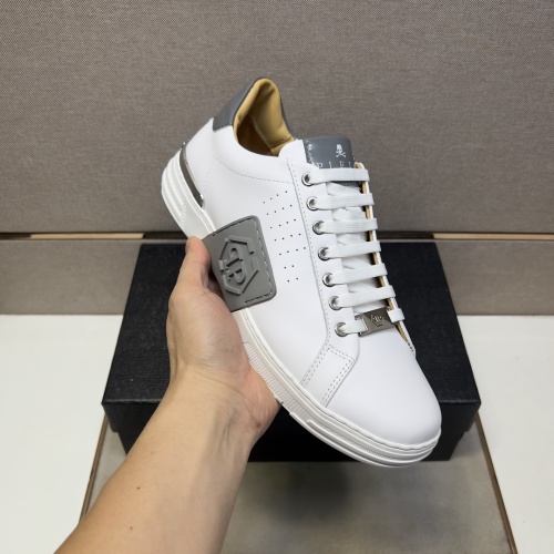 Cheap Philipp Plein PP Casual Shoes For Men #1230392 Replica Wholesale [$88.00 USD] [ITEM#1230392] on Replica Philipp Plein PP Casual Shoes