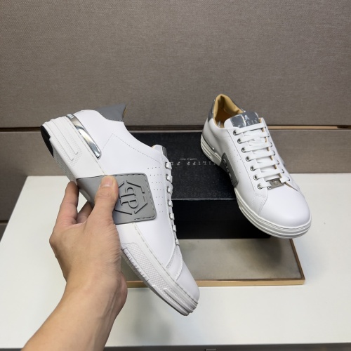 Cheap Philipp Plein PP Casual Shoes For Men #1230392 Replica Wholesale [$88.00 USD] [ITEM#1230392] on Replica Philipp Plein PP Casual Shoes