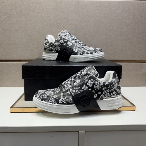 Cheap Philipp Plein PP Casual Shoes For Men #1230416 Replica Wholesale [$98.00 USD] [ITEM#1230416] on Replica Philipp Plein PP Casual Shoes