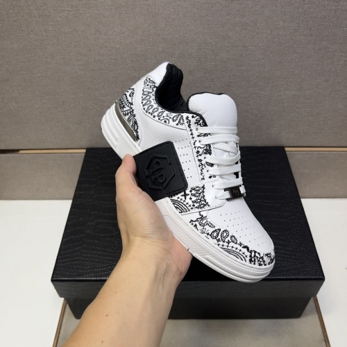 Cheap Philipp Plein PP Casual Shoes For Men #1230418 Replica Wholesale [$102.00 USD] [ITEM#1230418] on Replica Philipp Plein PP Casual Shoes