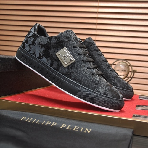 Cheap Philipp Plein PP Casual Shoes For Men #1230453 Replica Wholesale [$80.00 USD] [ITEM#1230453] on Replica Philipp Plein PP Casual Shoes