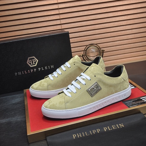 Cheap Philipp Plein PP Casual Shoes For Men #1230455 Replica Wholesale [$80.00 USD] [ITEM#1230455] on Replica Philipp Plein PP Casual Shoes