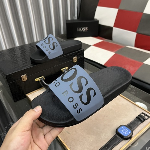 Cheap Boss Slippers For Men #1230467 Replica Wholesale [$42.00 USD] [ITEM#1230467] on Replica Boss Slippers