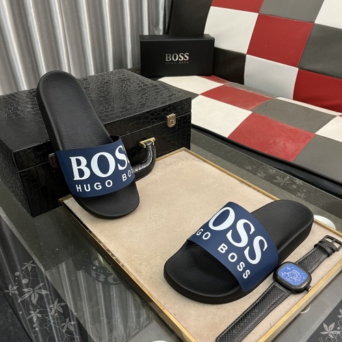 Cheap Boss Slippers For Men #1230468 Replica Wholesale [$42.00 USD] [ITEM#1230468] on Replica Boss Slippers