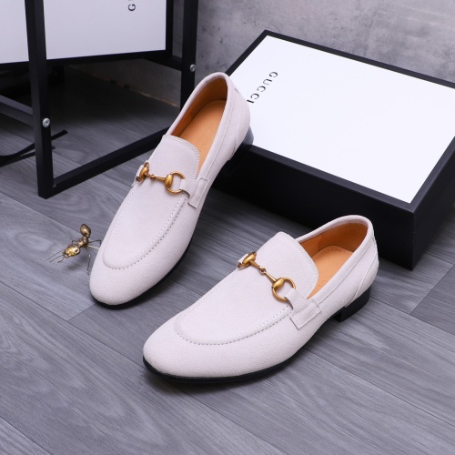 Cheap Gucci Oxfords Shoes For Men #1230477 Replica Wholesale [$88.00 USD] [ITEM#1230477] on Replica Gucci Oxfords Shoes