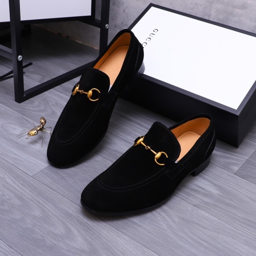 Cheap Gucci Oxfords Shoes For Men #1230480 Replica Wholesale [$88.00 USD] [ITEM#1230480] on Replica Gucci Oxfords Shoes