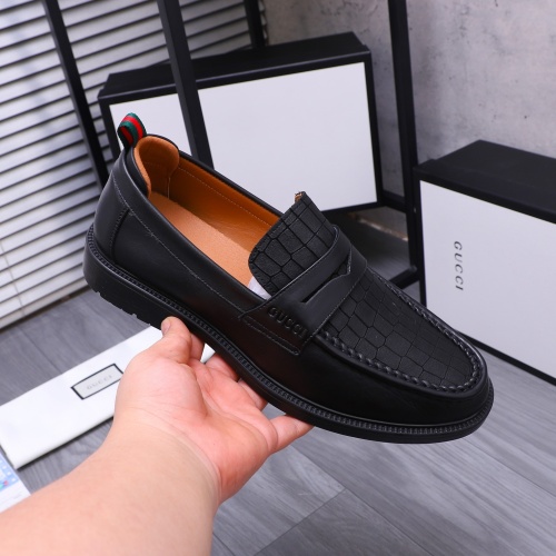 Cheap Gucci Oxfords Shoes For Men #1230485 Replica Wholesale [$88.00 USD] [ITEM#1230485] on Replica Gucci Oxfords Shoes