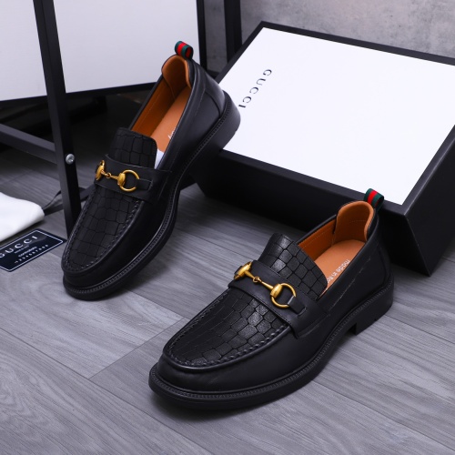 Cheap Gucci Oxfords Shoes For Men #1230486 Replica Wholesale [$88.00 USD] [ITEM#1230486] on Replica Gucci Oxfords Shoes