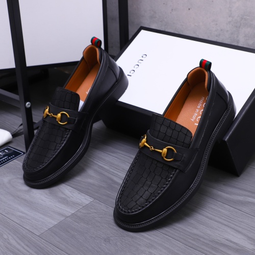 Cheap Gucci Oxfords Shoes For Men #1230486 Replica Wholesale [$88.00 USD] [ITEM#1230486] on Replica Gucci Oxfords Shoes