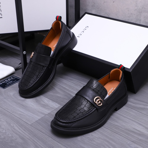 Cheap Gucci Oxfords Shoes For Men #1230487 Replica Wholesale [$88.00 USD] [ITEM#1230487] on Replica Gucci Oxfords Shoes