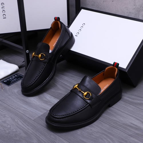 Cheap Gucci Oxfords Shoes For Men #1230490 Replica Wholesale [$88.00 USD] [ITEM#1230490] on Replica Gucci Oxfords Shoes