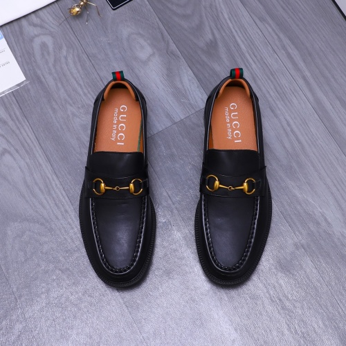 Cheap Gucci Oxfords Shoes For Men #1230490 Replica Wholesale [$88.00 USD] [ITEM#1230490] on Replica Gucci Oxfords Shoes