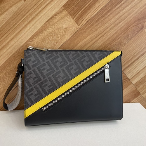 Cheap Fendi AAA Man Wallets #1230503 Replica Wholesale [$122.00 USD] [ITEM#1230503] on Replica Fendi AAA Man Wallets